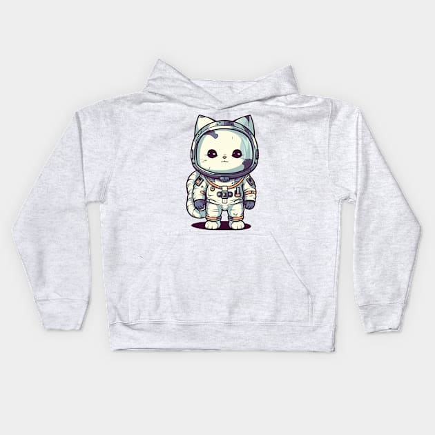 Cosmocat Kids Hoodie by Purrestrialco